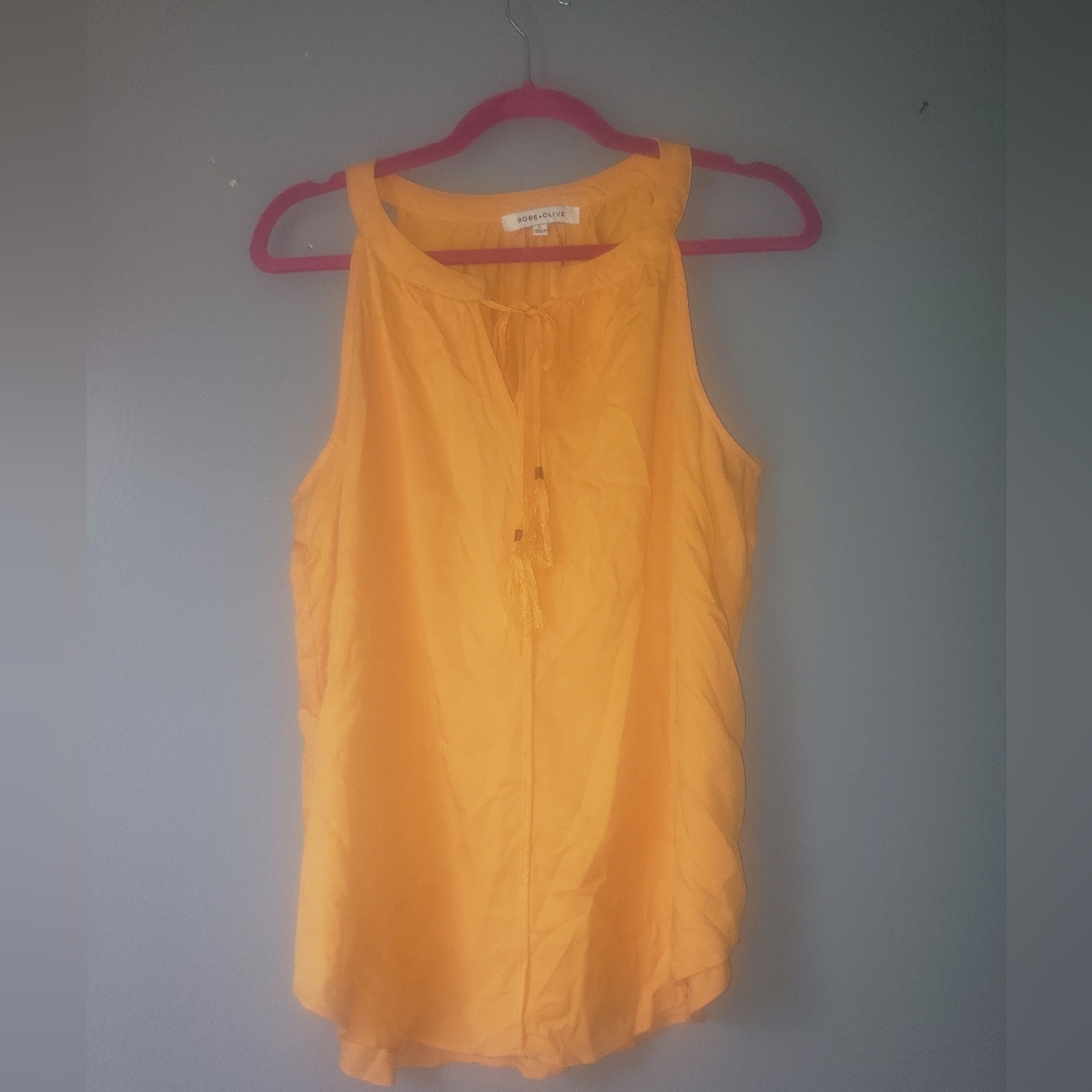 Rose + Olive tank